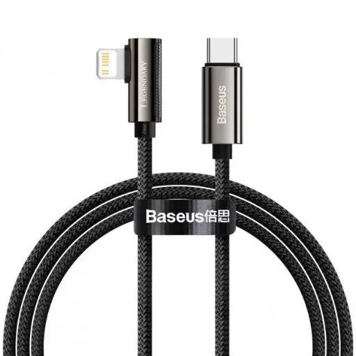[33200] Cable Baseus Legend Series Elbow Fast Charging Type-C to Lightning 20W (1m) (black)