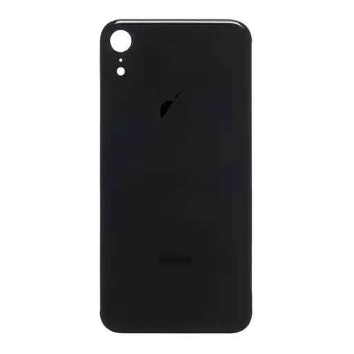 [10000459] Back cover Apple iPhone XR, large cutout for the camera, Black