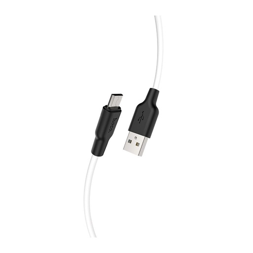 [29044] USB cable Hoco X21 Plus Micro 2.4A 1m white