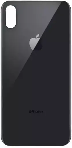 [12251] Задня кришка Apple iPhone XS Max, великий виріз під камеру, Black