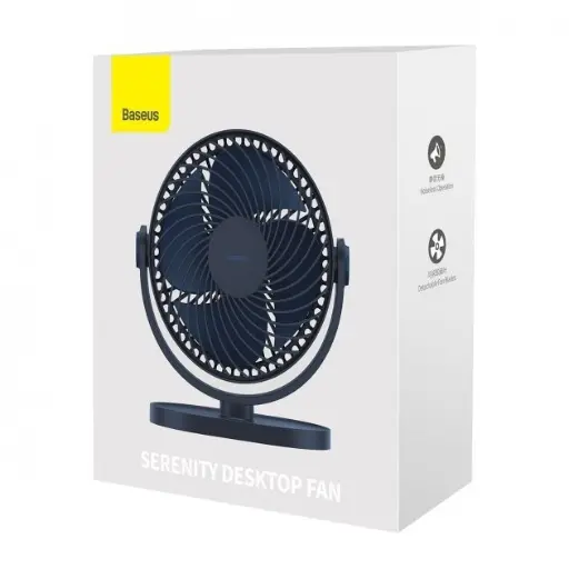 [6932172608361] Настільний вентилятор Baseus Serenity Desktop Fan / Blue