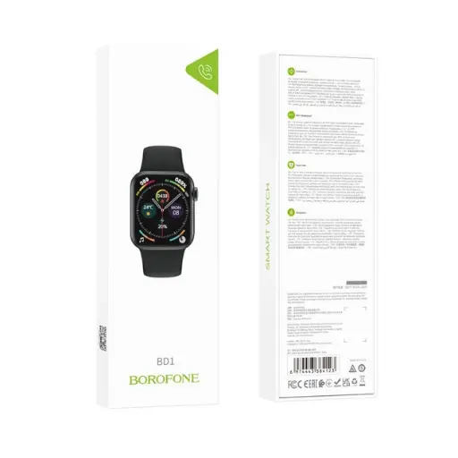 [39668] Smart watch Borofone BD1 with call function silver