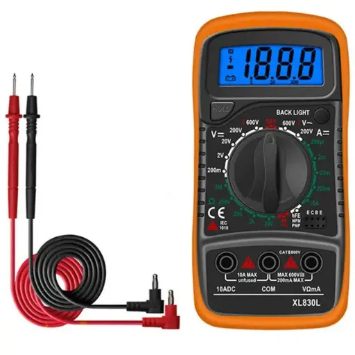 [6411] Digital multimeter FK830L/XL830L/MAS830L with backlight (current up to 10A)