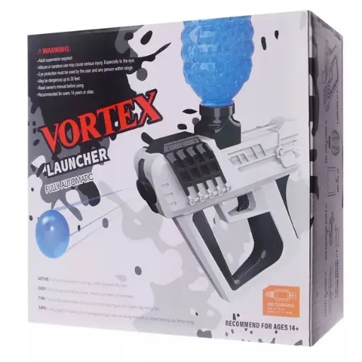 [45139] Водяний автомат із гідрогелевими кульками Water Bullet Gun (white)