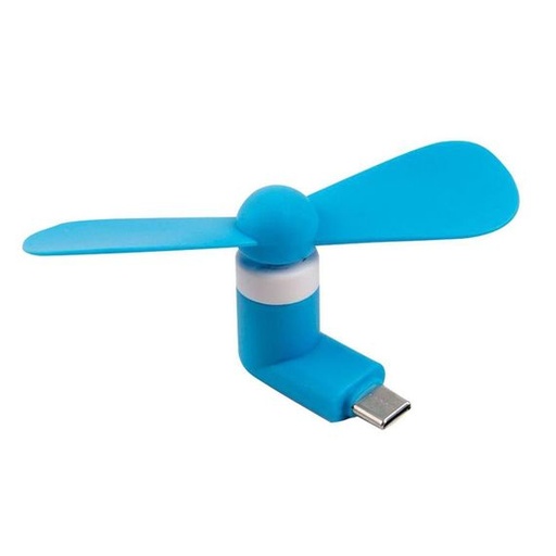[41888] Type-c Blue Portable Fan