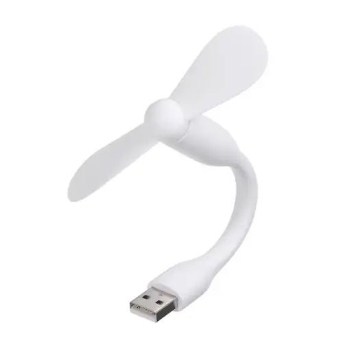 [41903] Мобільний вентилятор USB білий