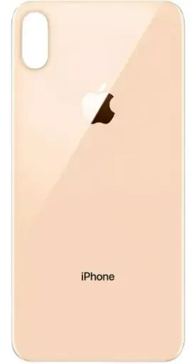 [893988] Back cover for iPhone XS Max, gold, no need to remove the camera glass, big hole