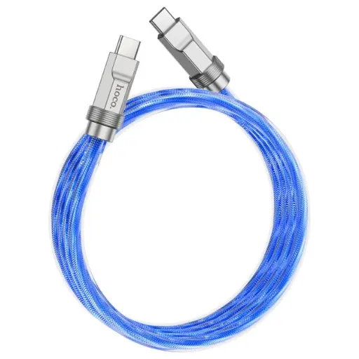 [6931474790118] USB Cable Hoco U113 Solid Silicone 100W Type-C to Type-C