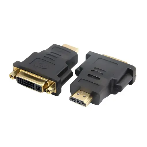 [2000000181417] Перехідник DVI(тато 24+5)-HDMI(тато) чорний