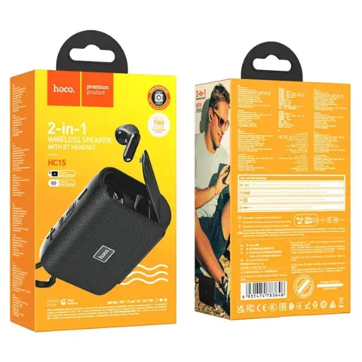 [39191] Portable Acoustics Hoco HC15 2-in-1 with headphones
