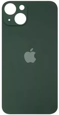 [908598] Back cover for iPhone 13, green, small hole