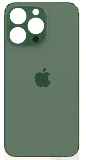 [908600] Задня панель корпусу для iPhone 13 Pro, зелена, alpine Green, small hole