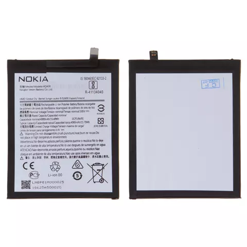 [908816] Battery HQ430 for Nokia 3.4, 5.4, Li-Polymer, 3.85 B, 4080 mAh,