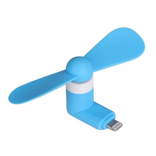[4821000136539] Mobile Lightning fan (blue)