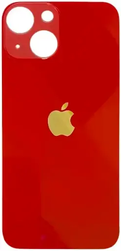[39729] Back glass of the Apple iPhone 13 mini Red (Big hole)