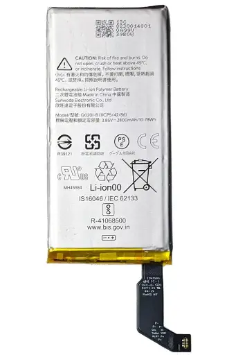 [10001536] Аккумулятор Pixel 4 XL, G020J-B, (3700 mAh),  PRC