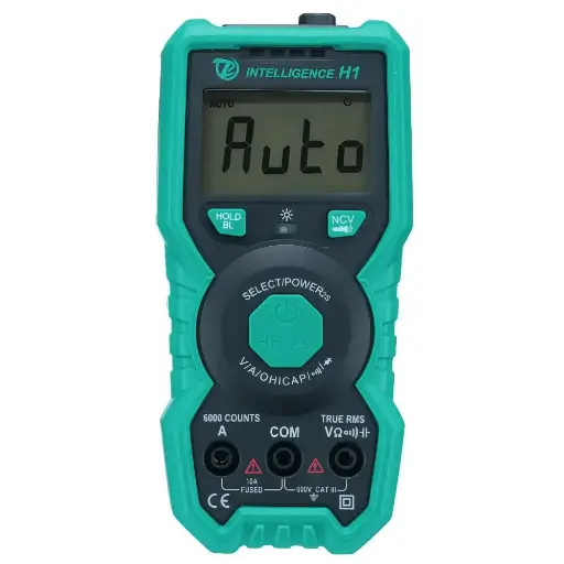 [41792] Digital multimeter Intelligence H1 with automatic unit and nominal measurement detection, with hidden wiring detector, with backlight (current up to 10A)