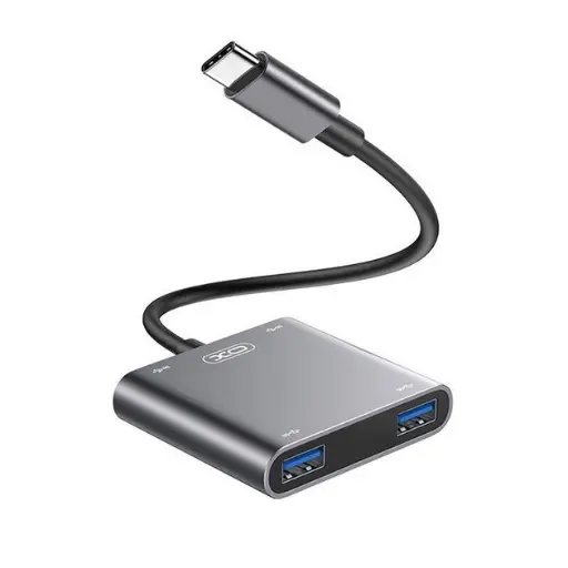 [93952] USB-хаб XO HUB012B Type-C to 4 USB Tranish