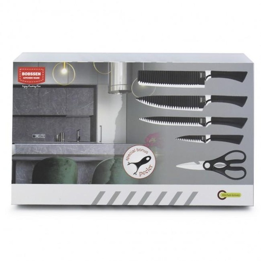[2000000041513] Bobssen knife set 6 pieces (4787)