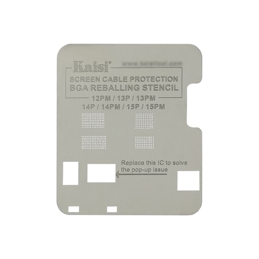 [42072] Kaisi BGA Stencil for iPhone 12 Pro Max/ 13 Pro/ 13 Pro Max Display Chip