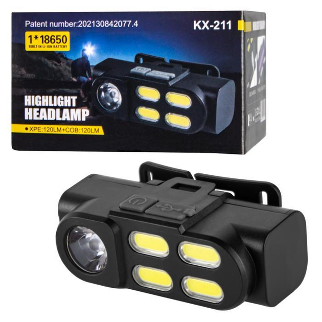 [4821000140932] Ліхтар налобний KX-211