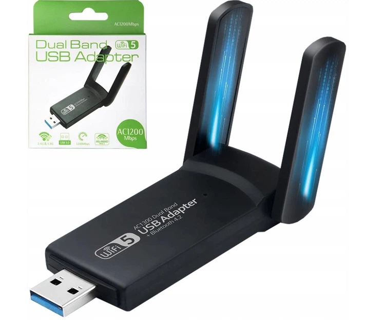[4821000141830] USB WI-FI Адаптер Dual Band 802.11 AC1300Mbps