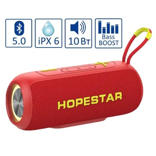 [41293] Портативна колонка HOPESTAR P26 Bluetooth (червоний)