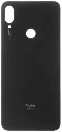 [24577] Back glass for Xiaomi Redmi Note 7 black