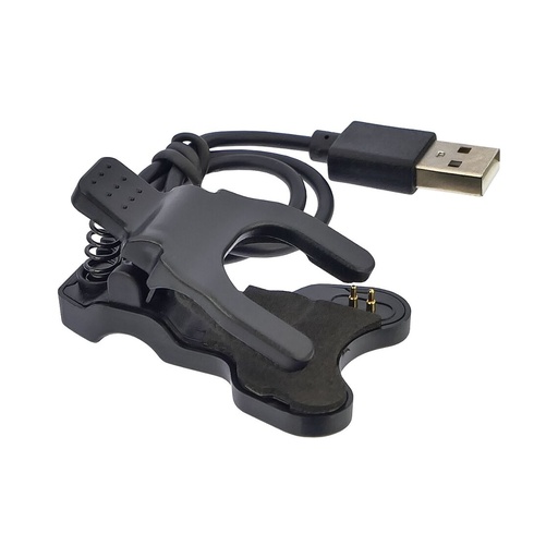 [39309] USB cable for smart watches universal clothespin (2 pin) 3 mm black