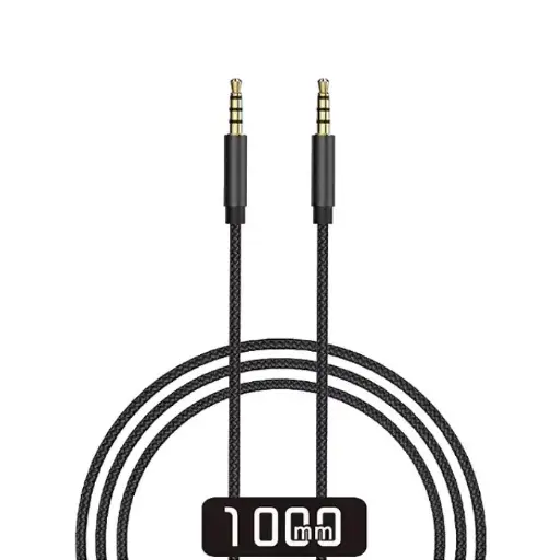 [2000001352786] AUX cable WiWU 3.5mm stereo aux cable YP01 Black