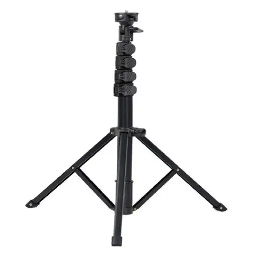 [4821000148303] Tripod 1.6m with Head and Clips Bag without Packaging (Black)