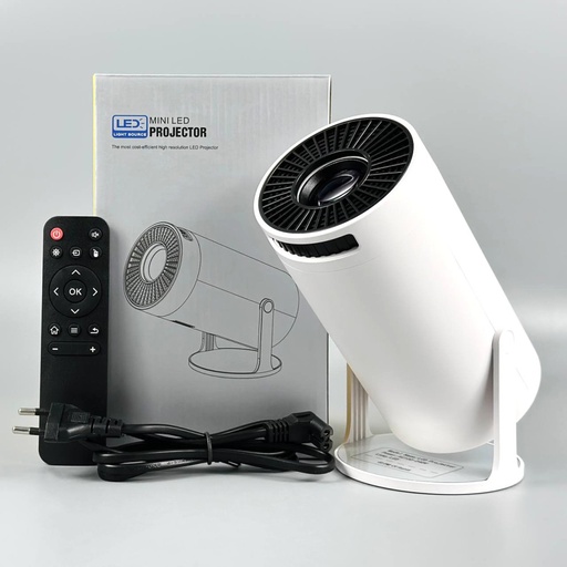 [50732] Projector HY300 Android 12 /120 lumen / Bluetooth + WiF / 1280*720P (White)