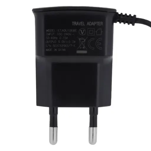 [2000000413761] Power 7 Star Micro 1A AC Charger (Black)