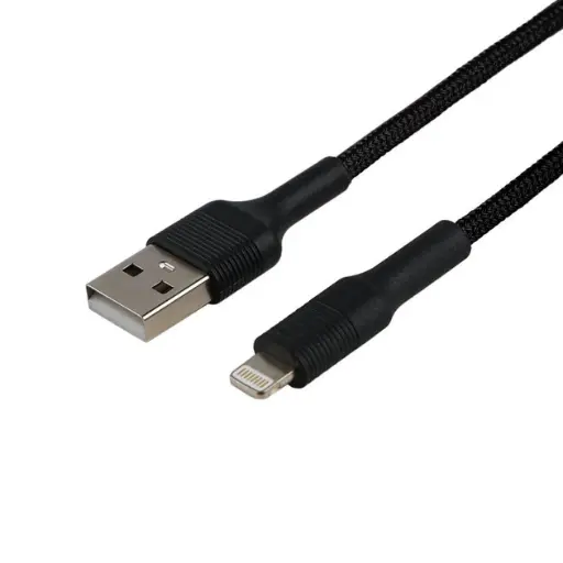 [6902013710249] Ridea RC-M132 Fila 12W Lightning USB Cable (Black)