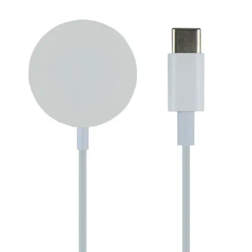 [1901989035252] Бездротовий Зарядний пристрій для Apple Watch Magnetic USB-C 1:1 (Білій)