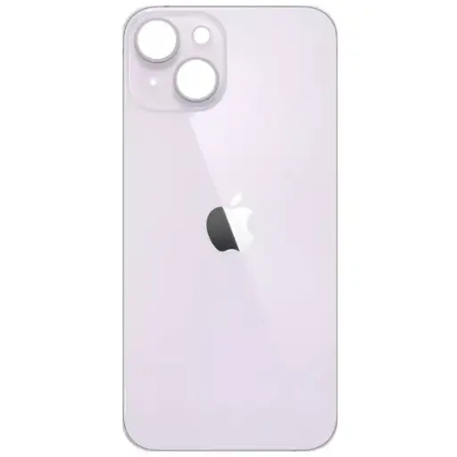[911080] Back cover for iPhone 14, white, no need to remove the camera glass, Starlight, big hole