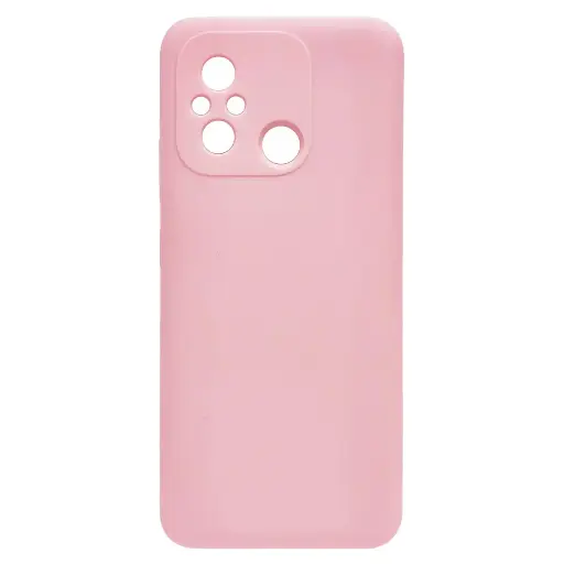 [22410] Cover FULL Liquid Silicone Case Xiaomi Redmi 12c Pink