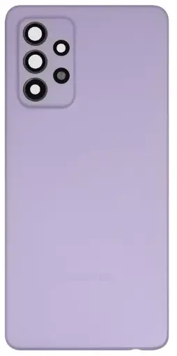 [902933] Задня панель корпусу Samsung A525 Galaxy A52, фіолетова, зі склом камери