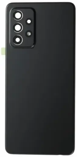 [902934] Back cover for Samsung A525 Galaxy A52, black, with camera glass