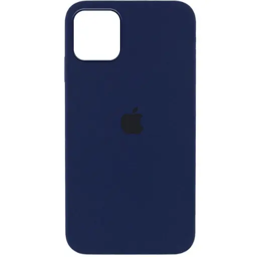 [4821000160046] Накладка Silicone Case Original Full Protective Metal Frame (AA) Box iPhone 12-12 Pro (2020) синій