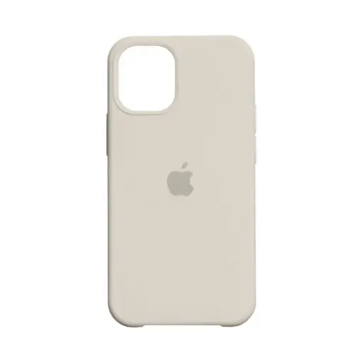 [4821000160114] Накладка Silicone Case  Full Protective Metal Frame (AA) Box IPhone 12 Pro Max 2020 6.7" сирий