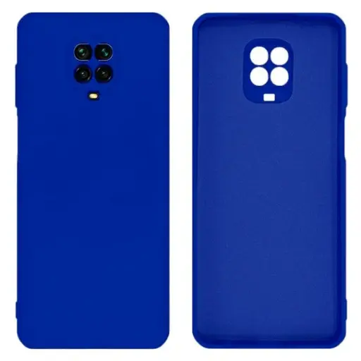 [4821000160244] Silicone Case Cover (No Logo) Box Xiaomi Redmi Note 9S/Redmi Note 9 Pro blue