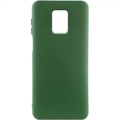 [4821000160251] Cover Silicone Case Copy Full Protective (No Logo) Xiaomi Redmi Note 9S/Redmi Note 9 Pro green