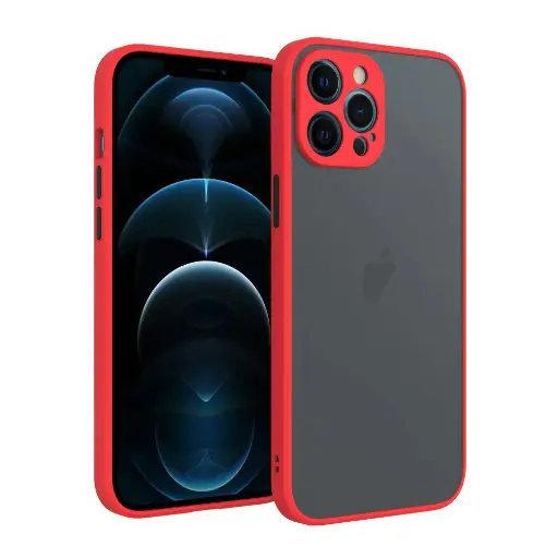 [4821000163139] 1TOUCH AVENGER Case for Apple iPhone 12 Pro Max Black-Red