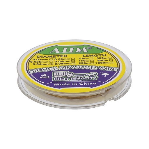 [22372] Wire (string) Aida 0.04 mm/ 100 m for separating display+touchscreen sets, high strength