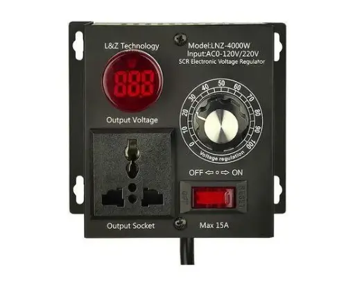 [43286] Voltage regulator LNZ-4000W (output 25-220V, 3000W)