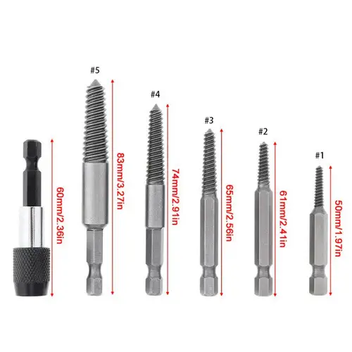 [163067] Screw extractor set, 5 pcs.