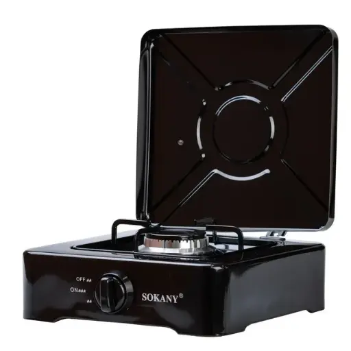 [6942242500822] Tabletop gas stove Sokany SK-07005 one burner, black