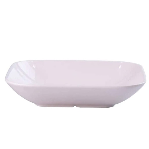 [4821000171974] Deep square porcelain plate 20 cm