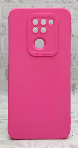 [4821000172520] Lux Matte microfiber cover Xiaomi Redmi Note 9 raspberry